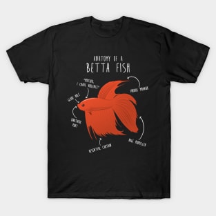 Betta Fish Anatomy T-Shirt